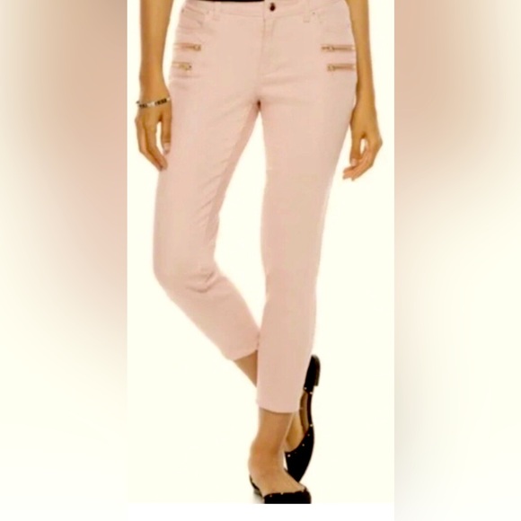 Jennifer Lopez Light Pink Ankle Jeans - Picture 1 of 9